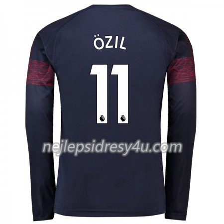 Fotbalový Dres Arsenal Ozil 11 Venkovní 2018/19 Dlouhý Rukáv